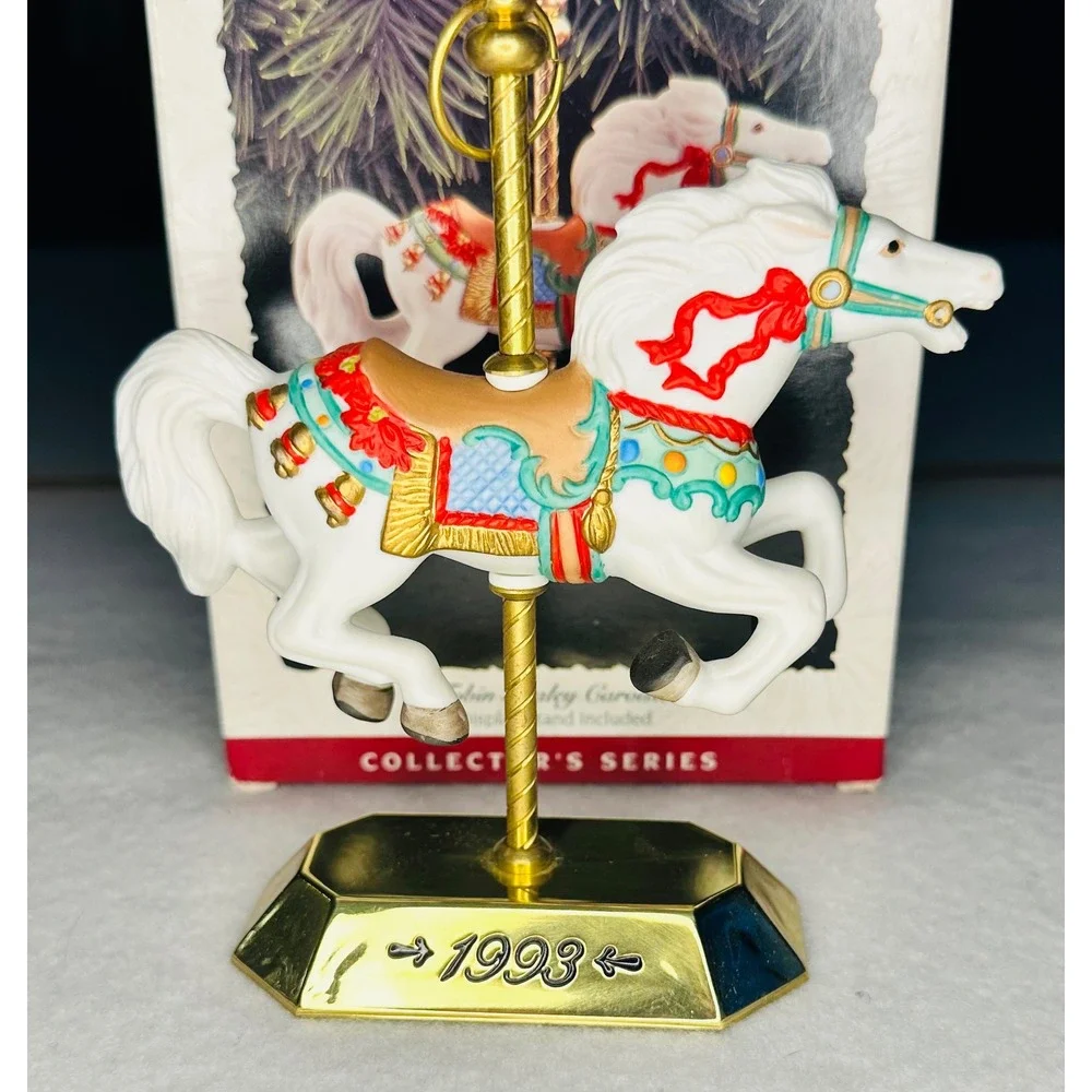 Hallmark Keepsake‎ Ornament 1993 Tobin Fraley Carousel Horse Collectors Series